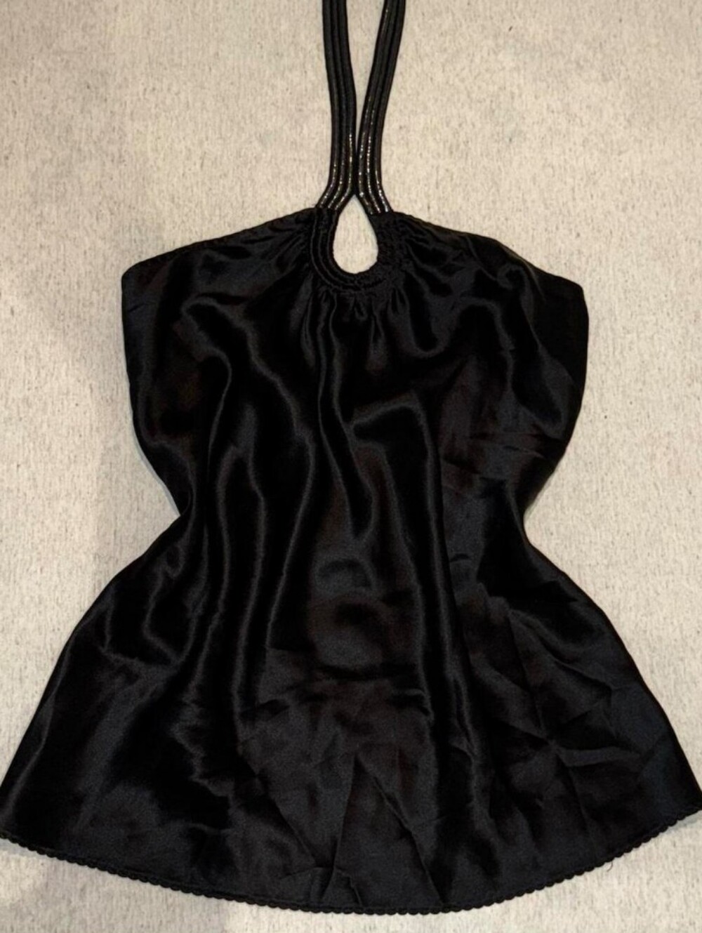 Haute Hippie Silk Halter Neck Dress